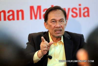 Anwar Ibrahim puji pertumbuhan demokrasi di Indonesia.<br>Foto: Sgp