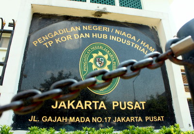 Pengadilan Niaga Jakarta Pusat menggelar rapat kreditor dari PT Istaka Karya (persero). Foto: SGP