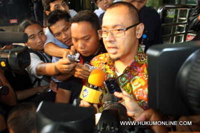 Kurator PT Sky Camping Indonesia (SCI) Puguh Wirawan didakwa korupsi pengadilan Tipikor Jakarta. Foto: SGP