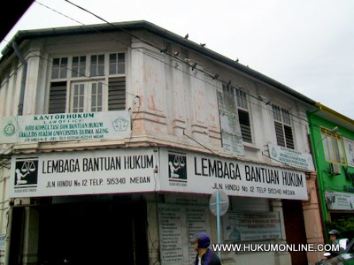 Salah satu lembaga Pemberi Bantuan Hukum (LPBH). Foto: M. Yasin 