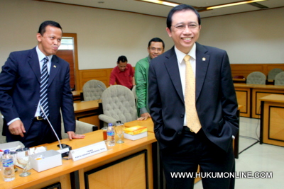 Ketua DPR Marzuki Alie inta kinerja Legislasi diperbaiki. Foto: SGP