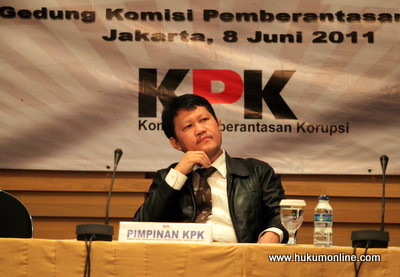 Wakil Ketua KPK Haryono Umar katakan terkait rekening gendut PNS muda tiru senior. Foto: SGP