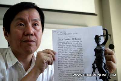 Khoe Seng Seng, potret seorang pencari keadilan yang tak kenal lelah memperjuangkan haknya. Foto: SGP