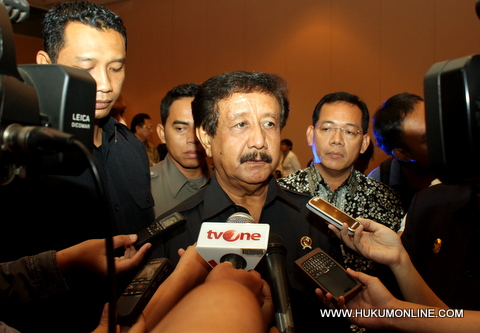 Jaksa Agung Basrief Arief katakan Kejagung usut penyuap Dhana Widyatmika (DW). Foto: SGP