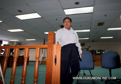 Ridwan Sanjaya Pejabat Dirjen LPE Kementerian ESDM nonaktif divonis enam tahun penjara. Foto: SGP