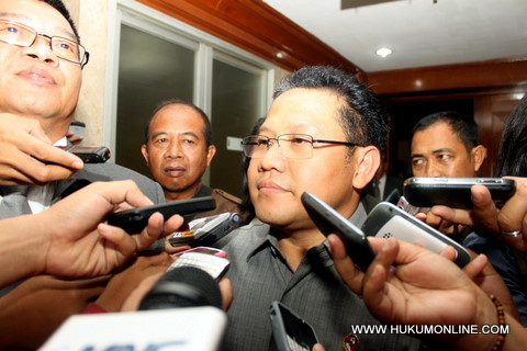 Menakertrans Muhaimin Iskandar katakan UU No 13 Tahun 2003 tentang Ketenagakerjaan layak disempurnakan. Foto: SGP