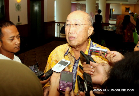 Ketua Umum Apindo Sofyan Wanandi katakan keberatan dengan kenaikan TDL. Foto: Sgp