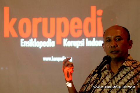 Teten Masduki, salah seorang penggagas Korupedia. Foto: Sgp