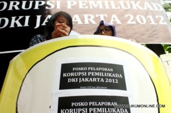ICW buka posko pengaduan korupsi Pemilukada DKI Jakarta. Foto: Sgp