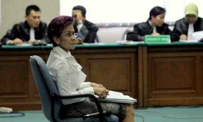 Sidang terdakwa mantan DGS BI, Miranda Swaray Goeltom di Pengadilan Tipikor Jakarta. Foto: Sgp