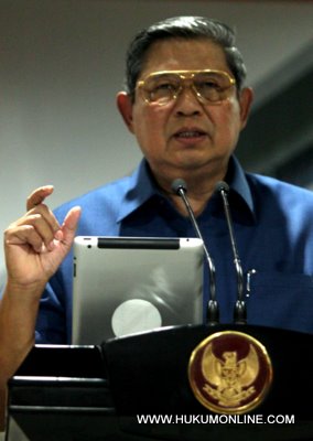 Presiden SBY ingatkan bankir dan perbankan. Foto: Sgp