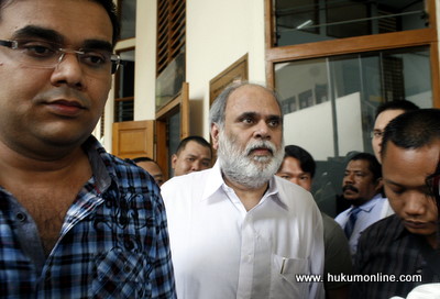 Tim jaksa eksekutor belum dapat laksanakan putusan bersalah Anand Krishna 2,5 tahun penjara. Foto: Sgp