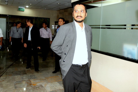 Ketua KPK, Abraham Samad akui penarikan 20 penyidik Polri akan ganggu kinerja KPK. Foto: Sgp 