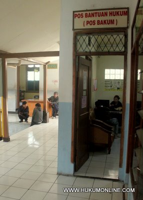 Pos Bantuan Hukum PN Bandung. Foto: ilustrasi (Sgp)