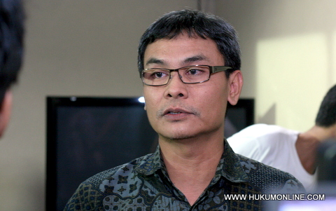 Juru Bicara KPK Johan Budi klarifikasi penyidik Polri yang mundur. Foto: Sgp