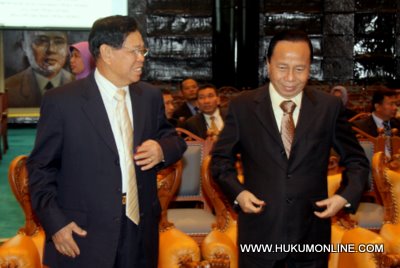 Wakil Ketua MA Bidang Non Yudisial Ahmad Kamil (kanan). Foto: Sgp