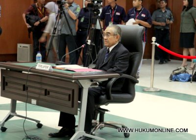 Sidang Majelis Kehormatan Hakim (MKH) terhadap Hakim Agung Achmad Yamanie. Foto: Sgp
