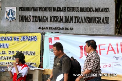 Disnakertrans DKI Jakarta. Foto: Sgp 