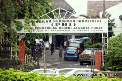 Gedung Pengadilan Hubungan Industrial Jakarta kerap didemo buruh. Foto: Sgp