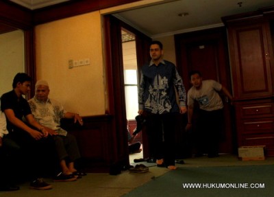 Mantan Bendahara Umum Partai Demokrat M Nazaruddin di pengadilan Tipikor Jakarta. Foto: Sgp 