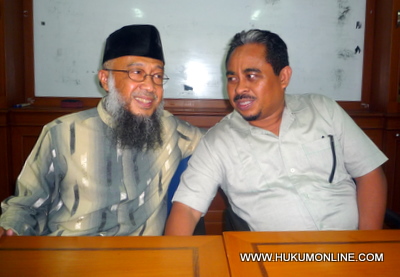 Luthfi Hasan Ishaaq (kanan) Presiden Partai Keadilan Sejahtera (PKS). Foto: Sgp 