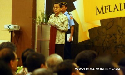 Mantan Wakil Presiden Republik Indonesia Boediono. Foto: Sgp