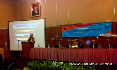 Seminar Upaya Pemenuhan Hak Pasien untuk Menghindari Sengketa Medis, di Bandung. Foto: M-15