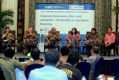 Acara the 1st Corporate Governance Media Reporting in Indonesia. Foto: SGP