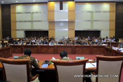 Suasana pembahasan RKUHP di Komisi III DPR. Foto: SGP