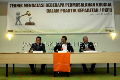 Diskusi tentang cross border insolvency di Jakarta, Kamis, 25 Juli 2013 (Foto: SGP)