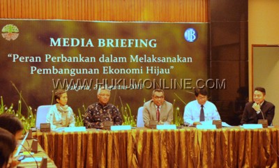Diskusi Media Briefing BI dengan KLH. Foto: SGP
