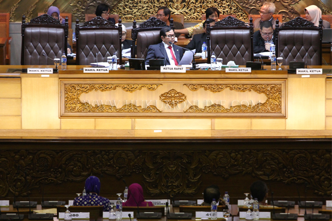 Sidang paripurna DPR, Jakarta (11/02). Foto: RES
