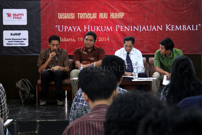 Diskusi tentang RKUHAP di LBH Jakarta. Foto: RES