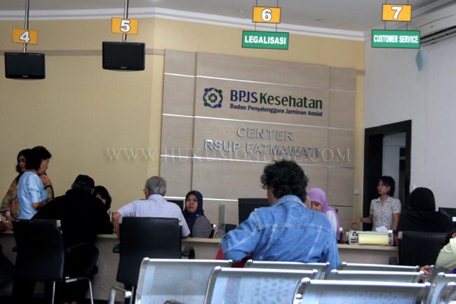 Loket BPJS Kesehatan di salah satu rumah sakit di Jakarta. Foto: RES