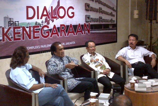 Diskusi Menyongsong Pilpres 9 Juli 2014. Jakarta Rabu (7/5). Foto: RFQ