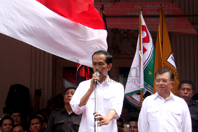 Joko Widodo dan Jusuf Kalla. Foto: RES