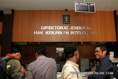 Kantor Direktorat Jenderal Hak Kekayaan Intelektual. Foto: SGP. 