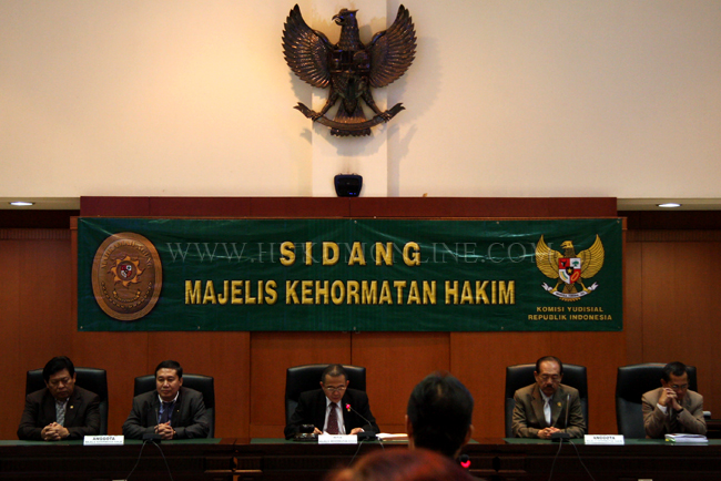 Sidang MKH di Mahkamah Agung. Foto: RES (Ilustrasi)
