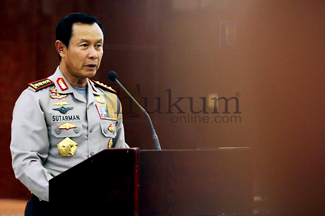 Kapolri Jenderal Sutarman. Foto: RES