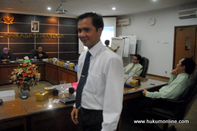 Ketua Tim Lidik Komnas HAM, Nur Kholis. Foto: Sgp