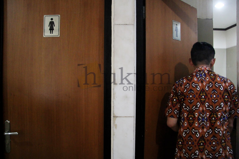 Toilet di Pengadilan Tipikor Jakarta. Foto: RES. 