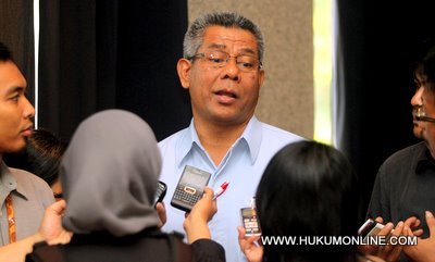 Dirjen Peraturan Perundang-undangan Kemenkumham Wicipto Setiadi. Foto: Sgp