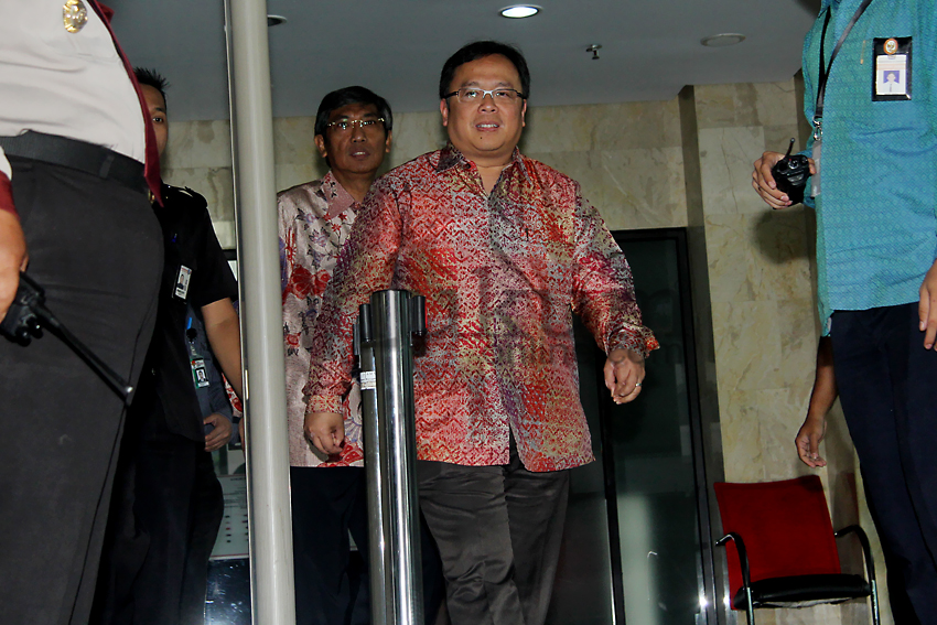 Menteri Keuangan Bambang Brodjonegoro (batik, depan). Foto: RES