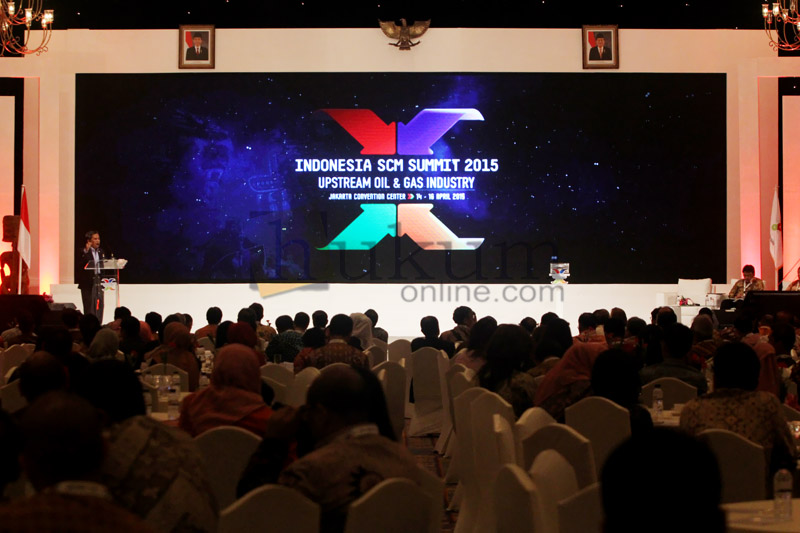 Acara Indonesia Supply Chain Management (SCM) Summit 2015, di Jakarta, Selasa (14/4). Foto: RES
