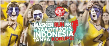 Poster acara Masker Run. Foto: http://maskerrun.com