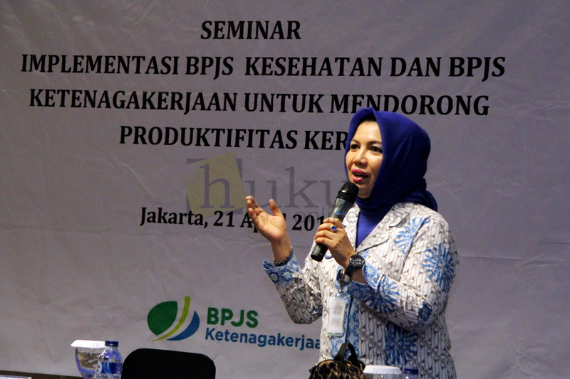 Kepala Unit Pemasaran Kantor Cabang Prima BPJS Kesehatan, Rosalfia Yuliddin. Foto: RES