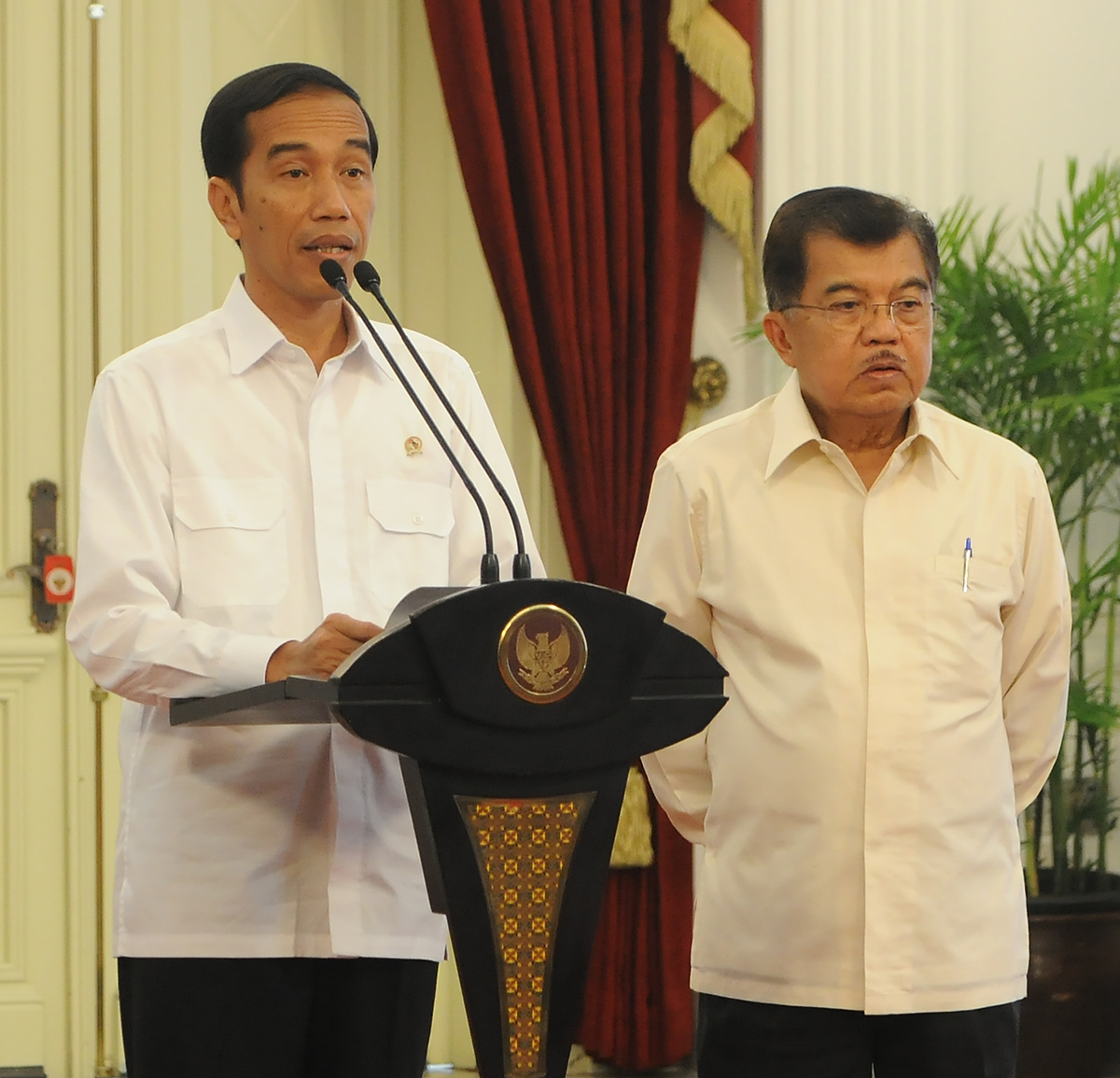 Presiden Jokowi dan Wapres Jusuf Kalla. Foto: Setkab RI
