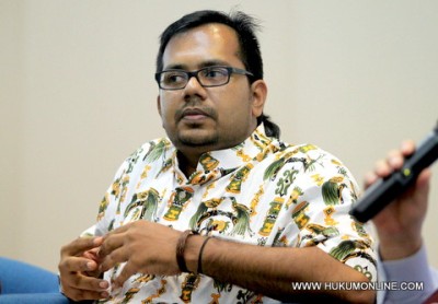 Haris Azhar, Koordinator Kontras. Foto: Sgp 