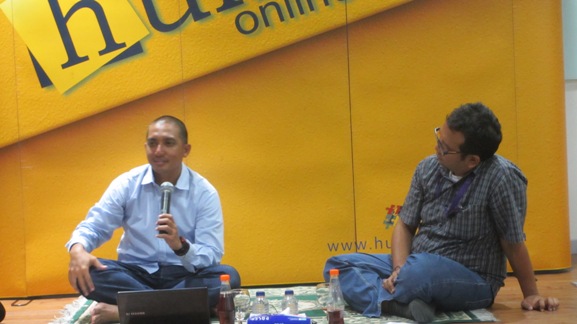 CEO easybiz.id Bimo Prasetio (kiri). Foto: RIA