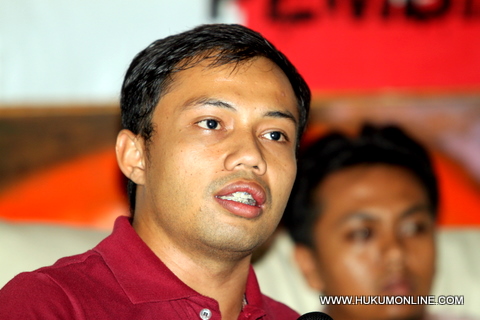 Donal Fariz, Indonesia Corruption Watch. Foto: Sgp